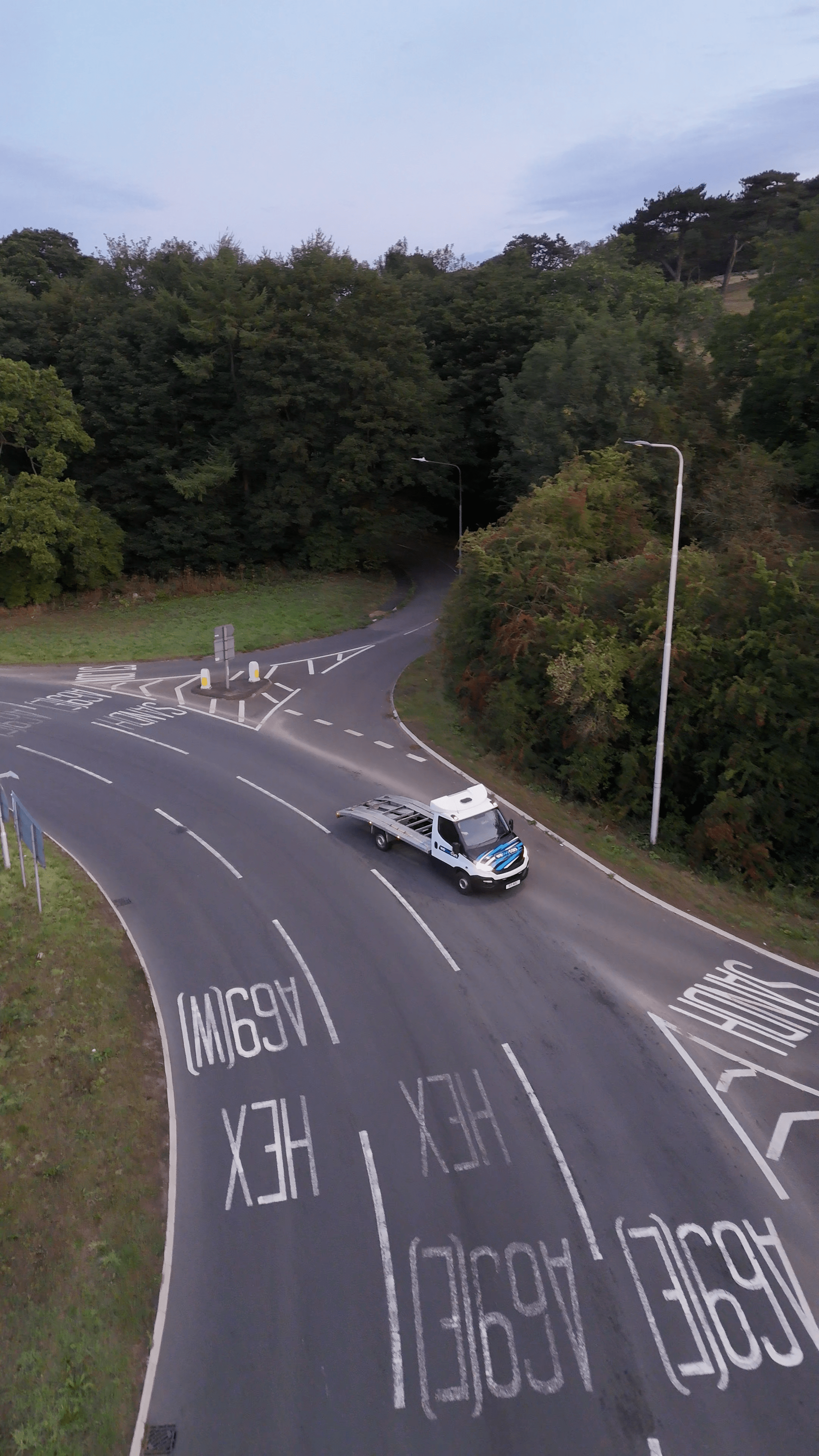 Portrait Drone Stills - We Buy Cars Hexham