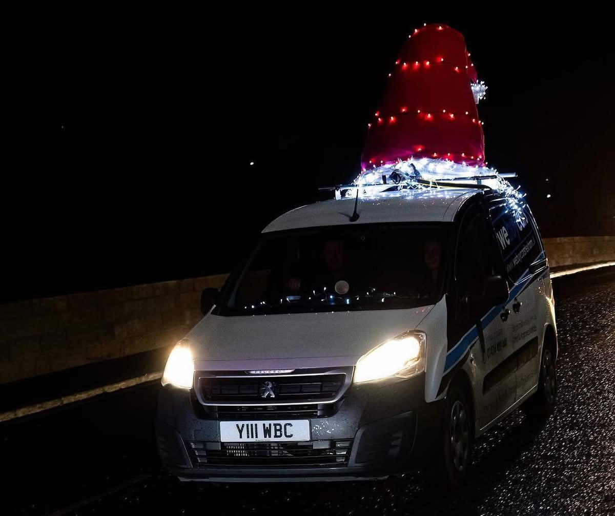 Christmas Photos 2022, We buy cars, Hexham, North Tyne Truck Run